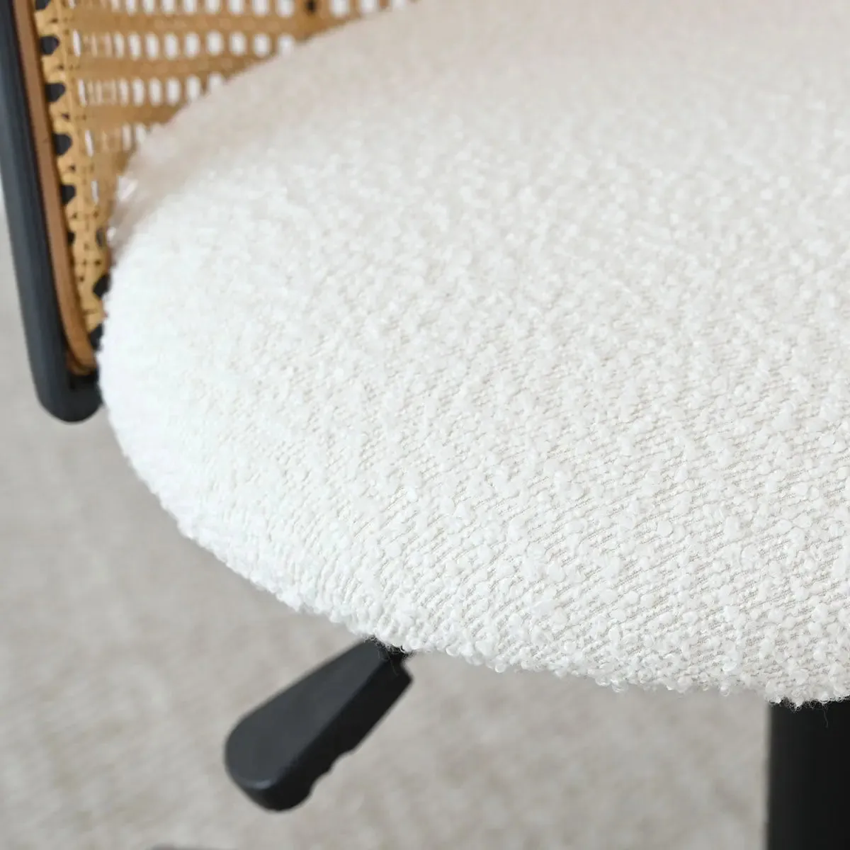 Jules Rattan Swival Adjustable Office Chair (1-Piece)