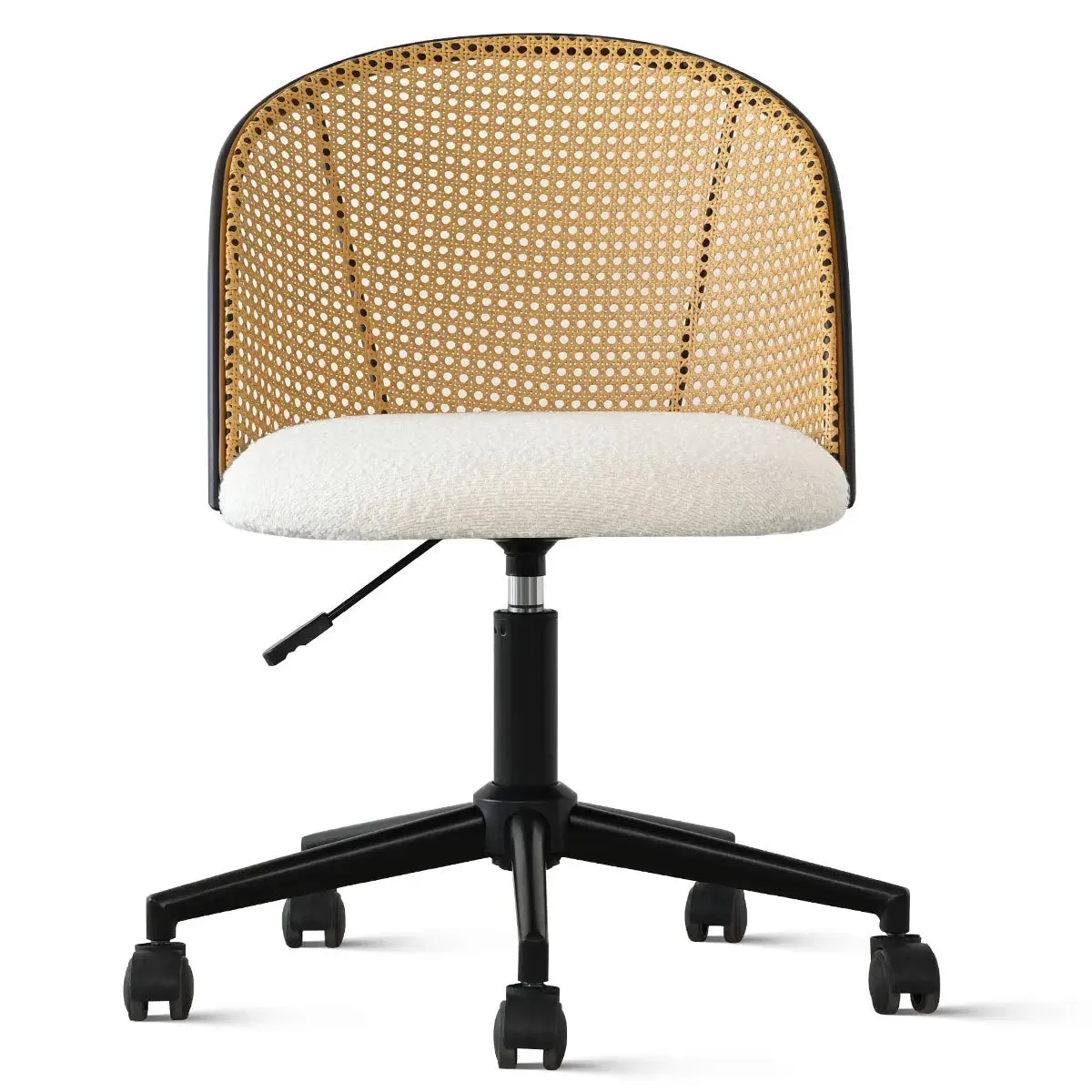 Jules Rattan Swival Adjustable Office Chair (1-Piece)