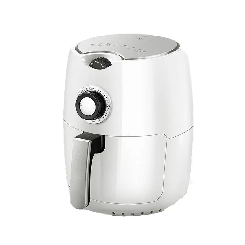 KONKA Electric Air Fryer No Oil White 2.2L Health Deep Fryer 7 Modes Cooker Easy to Clean for Potatoes Pizza Chicken 1-2 Persons