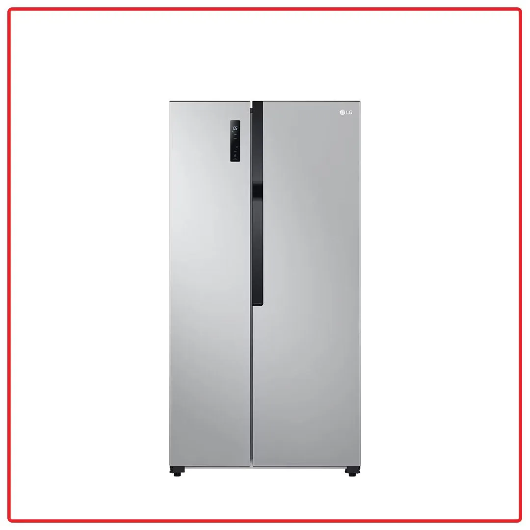 LG GC-B507PQAM 508L Side-by-Side Fridge in Silver Finish