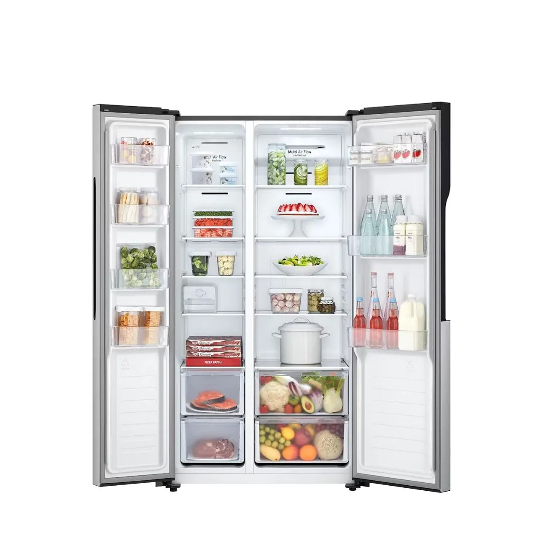LG GC-B507PQAM 508L Side-by-Side Fridge in Silver Finish