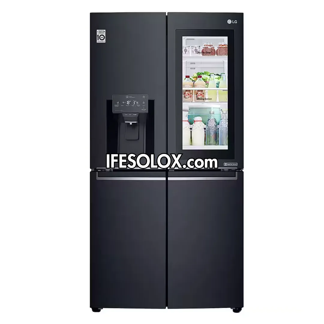 LG GR-X31FMQHL 889L Smart Inverter InstaView Side By Side Refrigerator   Water & Ice Dispenser - Brand New