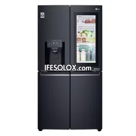 LG GR-X31FMQHL 889L Smart Inverter InstaView Side By Side Refrigerator   Water & Ice Dispenser - Brand New