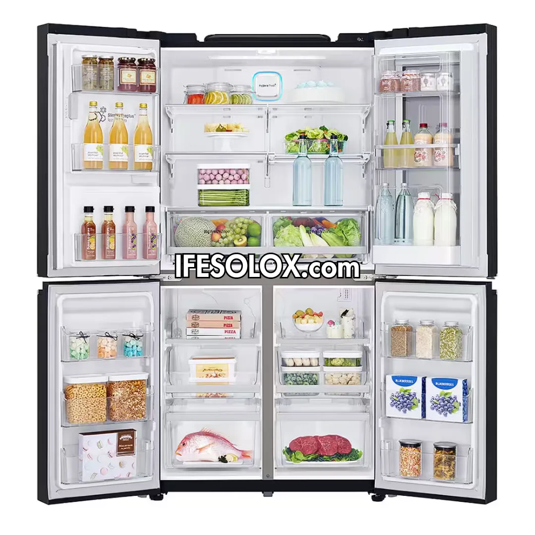 LG GR-X31FMQHL 889L Smart Inverter InstaView Side By Side Refrigerator   Water & Ice Dispenser - Brand New