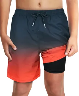 LUCOWEE Boys Swim Bathing Trunks Soft Compression Liner no-Chafing Swimming Shorts Quick Dry Light UPF 50  Quality Swimsuit
