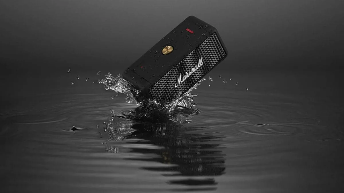 Marshall Emberton Bluetooth Portable Speaker, Black