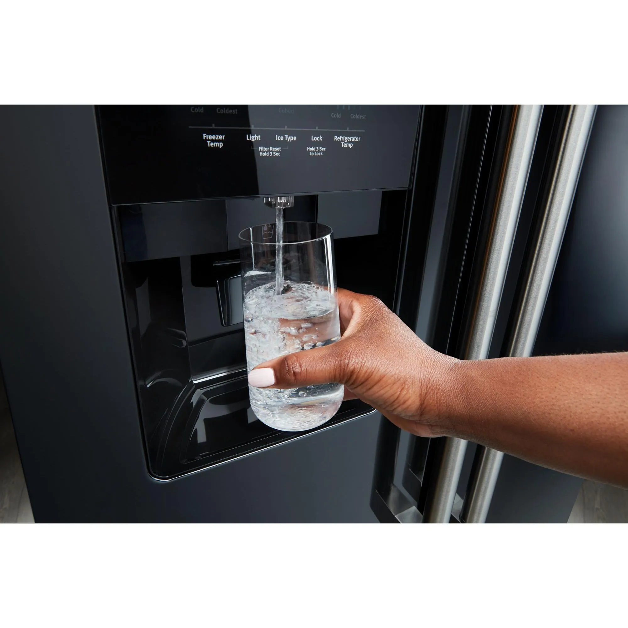 Maytag 36 in. 25 cu. ft.  Side-by-Side Refrigerator MRSF4036PB