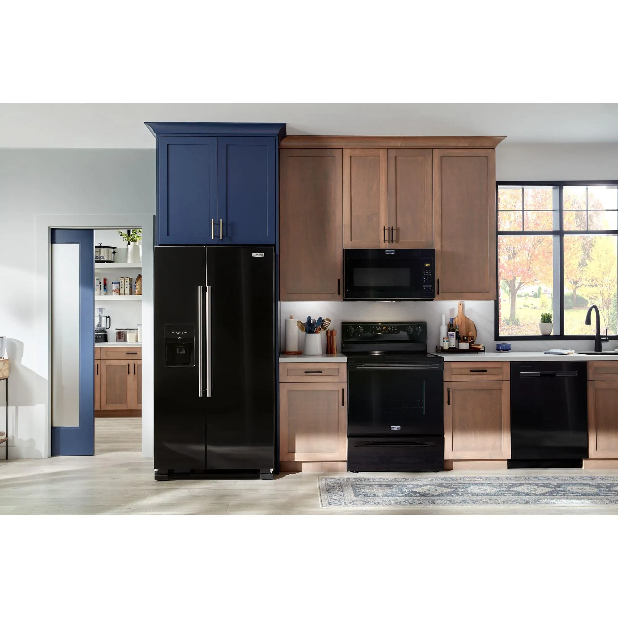 Maytag 36 in. 25 cu. ft.  Side-by-Side Refrigerator MRSF4036PB