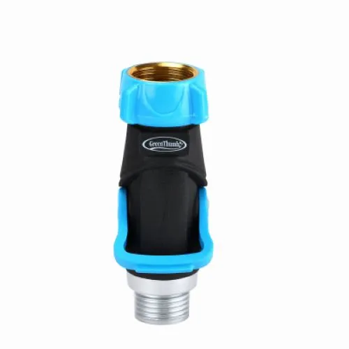 Melnor 355GTDI Single Full Flow Metal Garden Hose / Faucet Connector With Shut Off - Quantity of 6