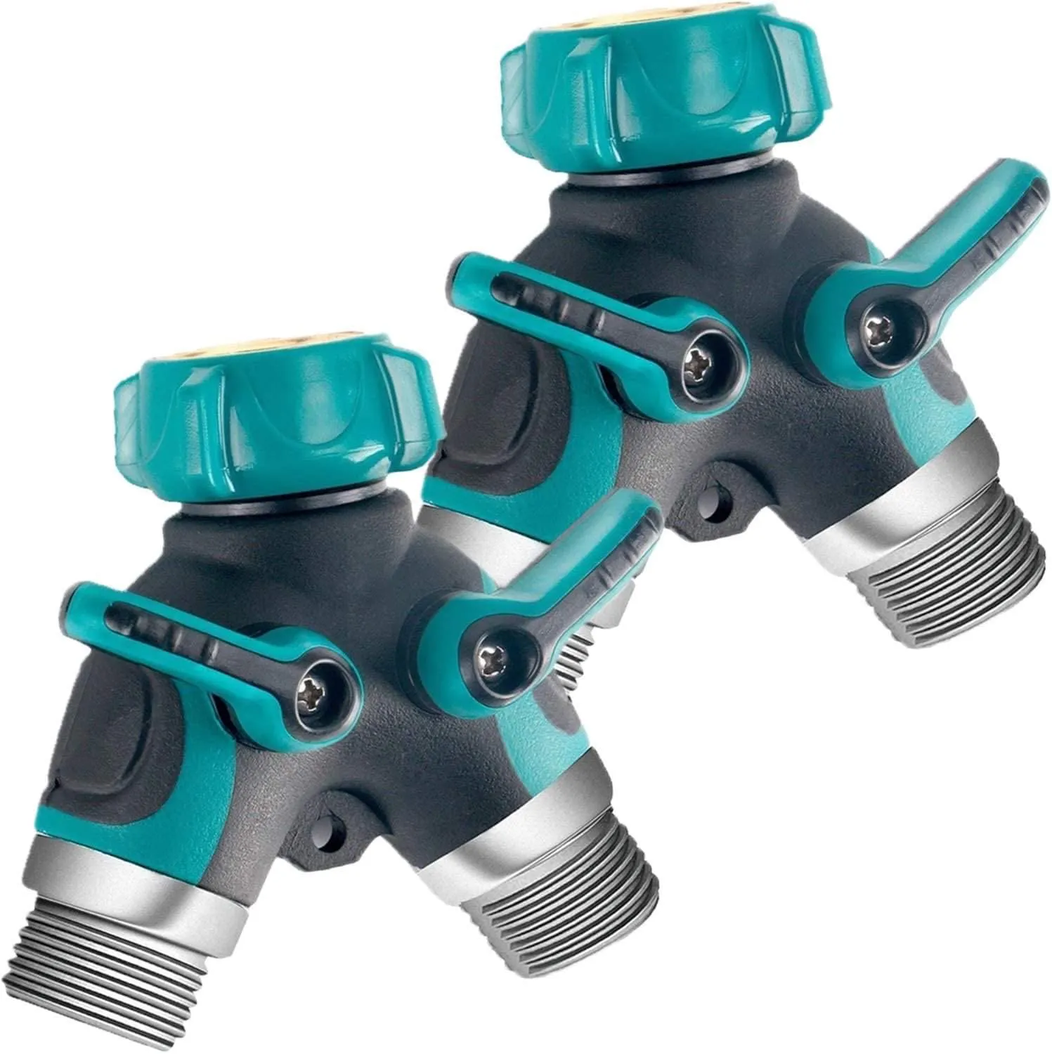 Metal Garden 2 Way Y Hose Connector Hose Splitter