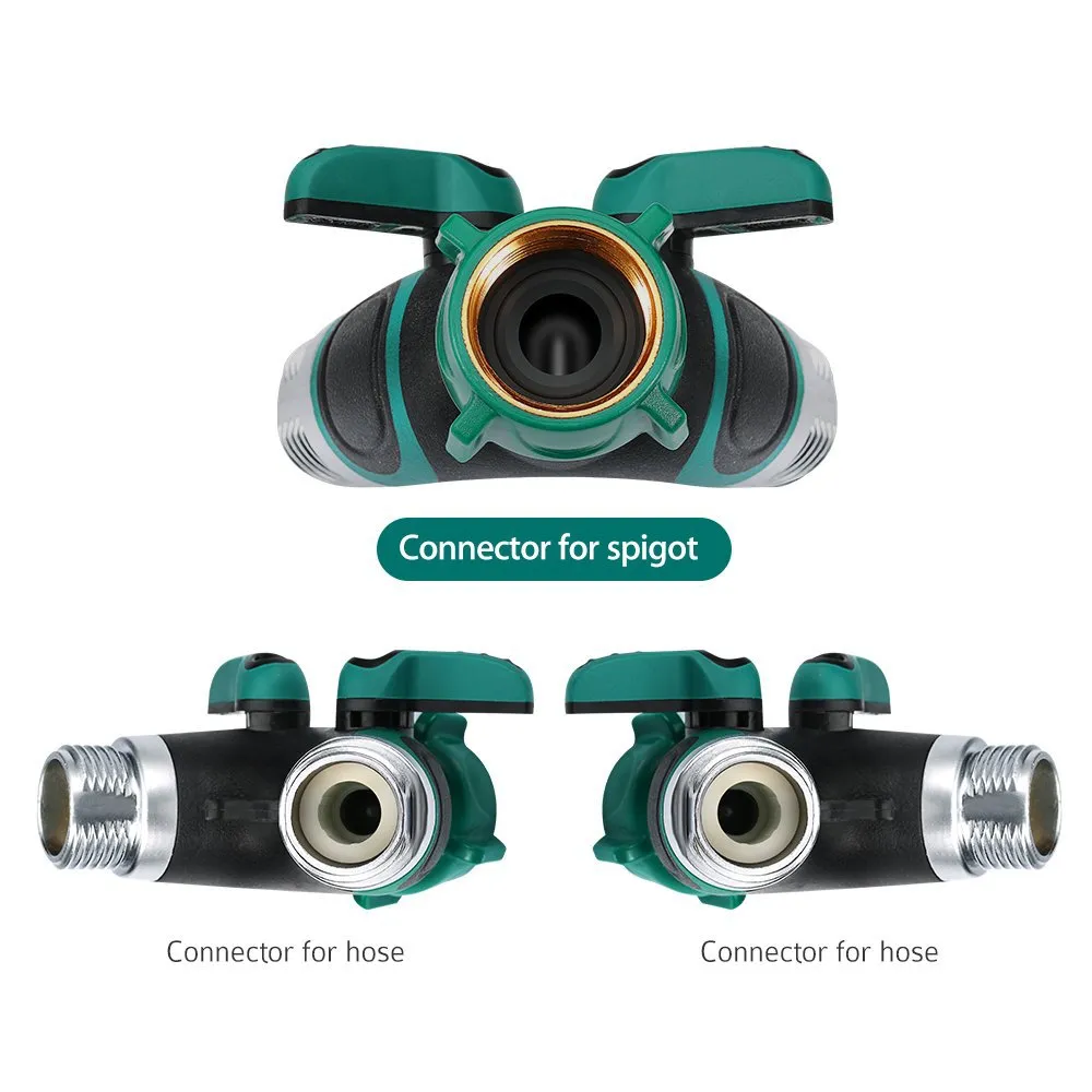 Metal Garden 2 Way Y Hose Connector Hose Splitter