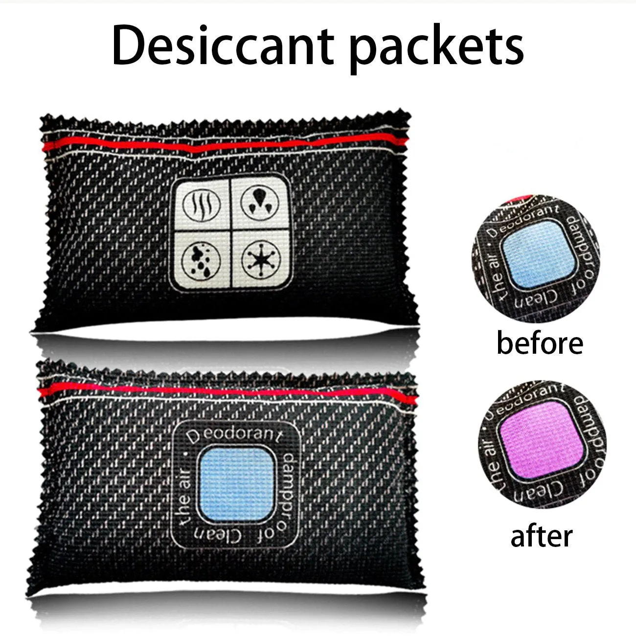 Microwave Recharge Car Home Dehumidifier Bag