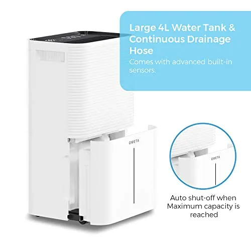 Ometa 20L/25L Dual Dehumidifier Air Purifier with HEPA Filter & IONISER