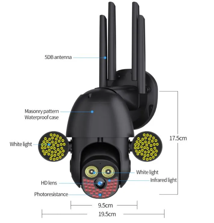 Outdoor Wireless Security Camera 1080P