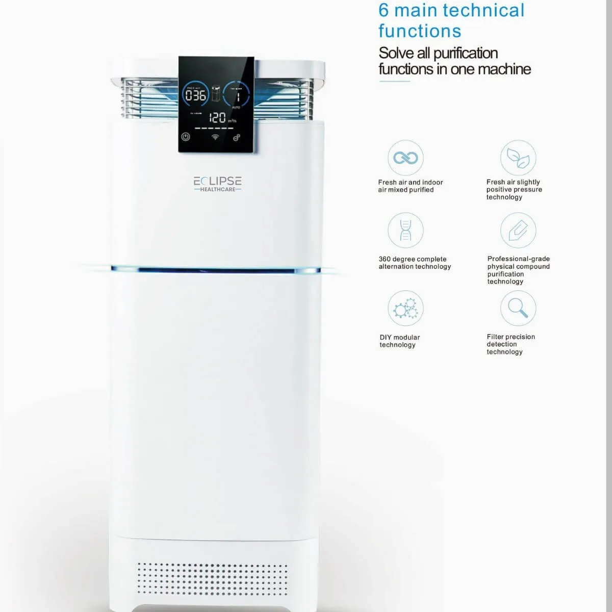 Professional Grade Air Purifier Pro-1200 (NDIS Discount Available)