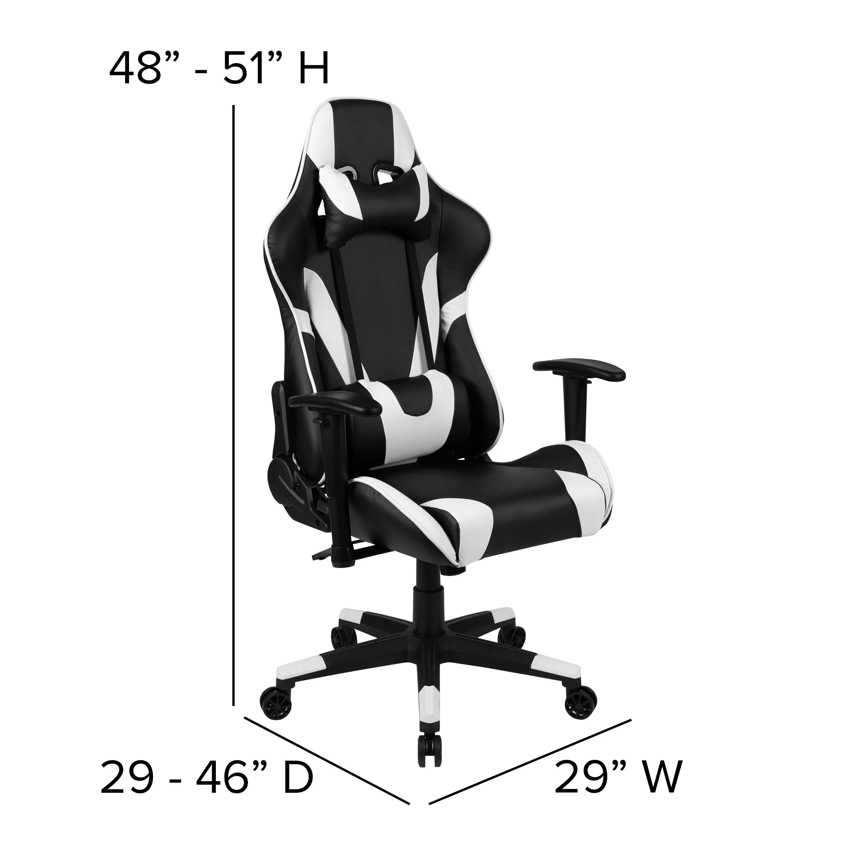 Reclining Gaming Chair CH-187230-1-BK-GG