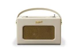 Roberts Radios Retro DAB/DAB  FM Wireless Portable Digital Bluetooth Radio Alexa Voice Controlled Smart Speaker Revival iStream 3 - Pastel Cream