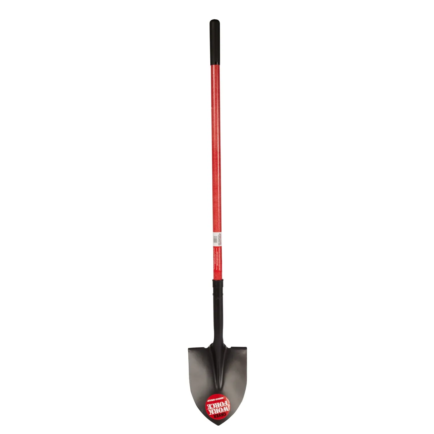 Round Point Shovel Lawn Garden Tools Heavy Duty Sturdy 48” Fiberglass Handle New