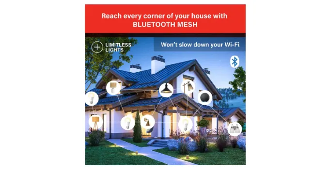 Sengled Alexa Light Bulb, Bluetooth Mesh Smart Light Bulbs, Smart Bulbs That Work with Alexa Only, Dimmable LED Bulb E26 A19, 60W Equivalent Soft White 800LM, Certified for Humans Device