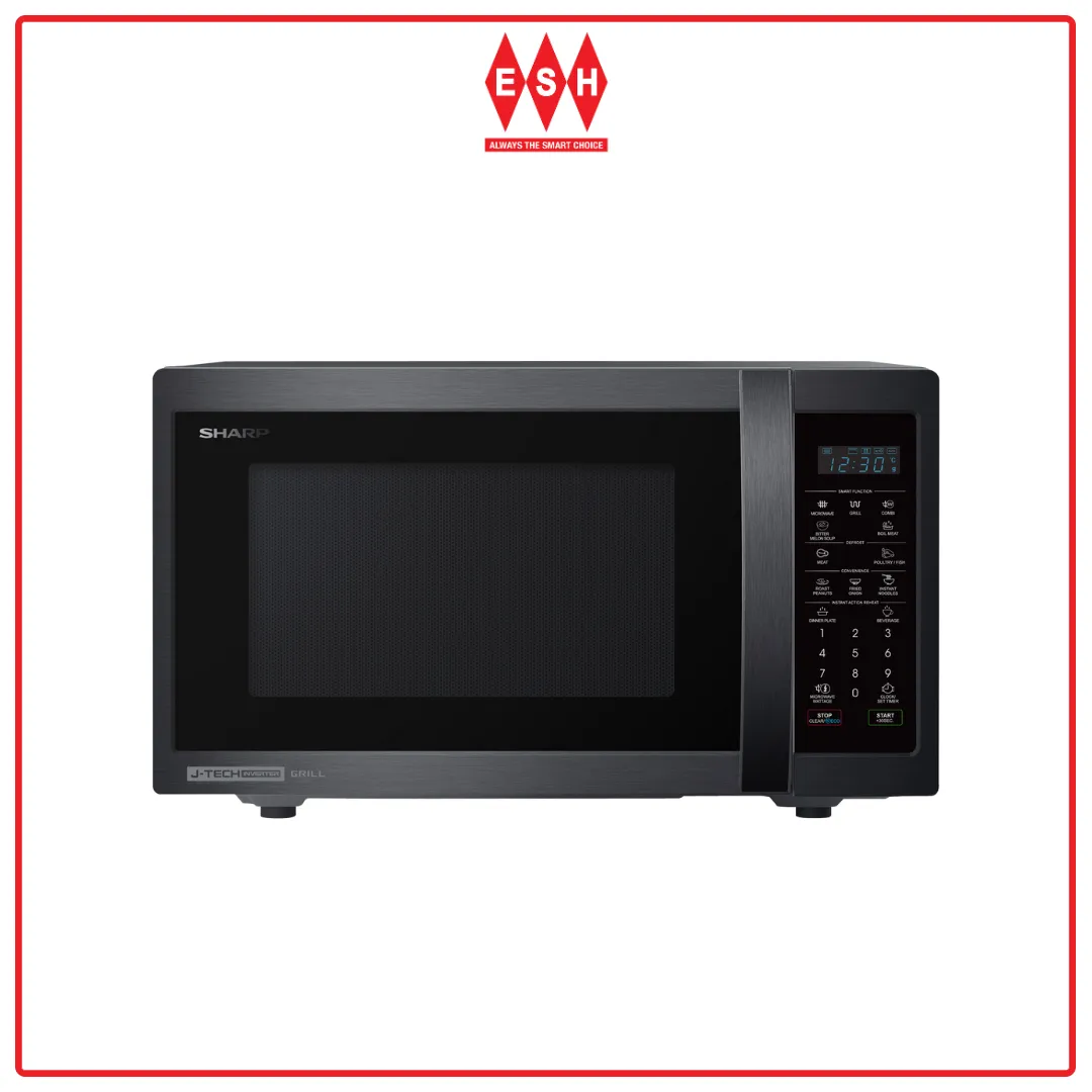 Sharp R759EBS 28L J-Tech Inverter with Grill Microwave Oven