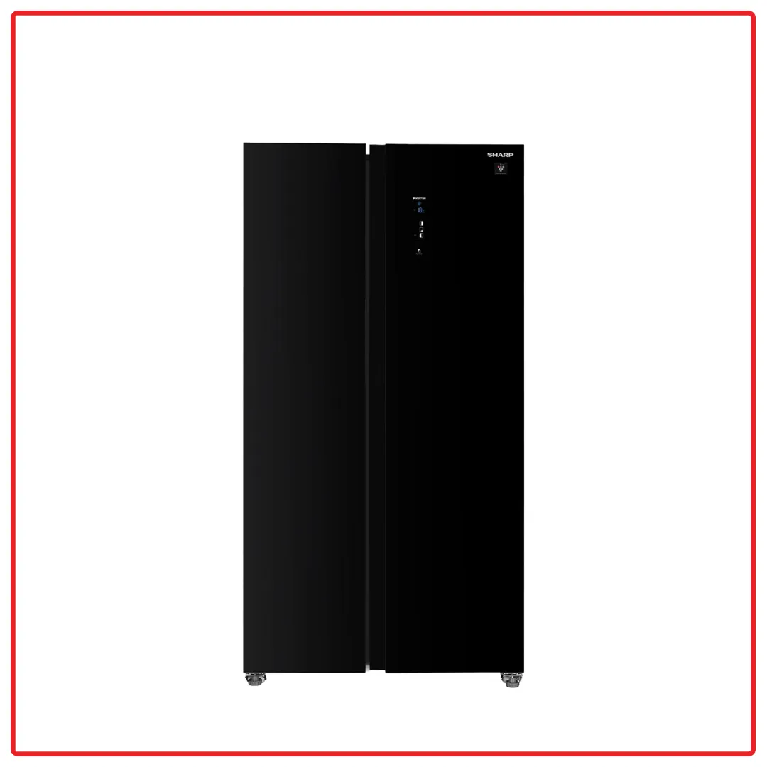 Sharp SJXP6822GK 680L 680L Plasmacluster with Inverter Technology Side By Side Refrigerator