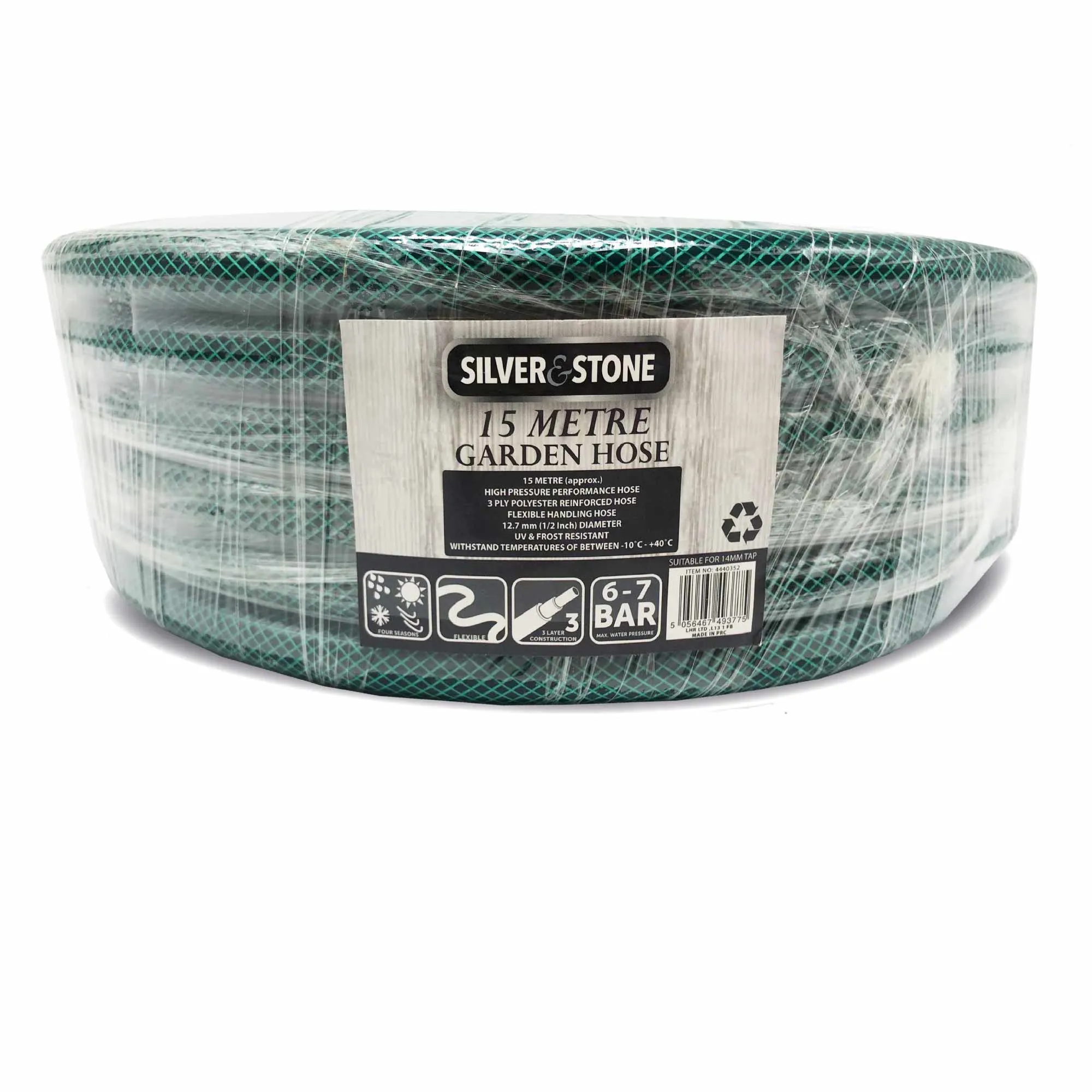 Silver & Stone 15m Garden Hose