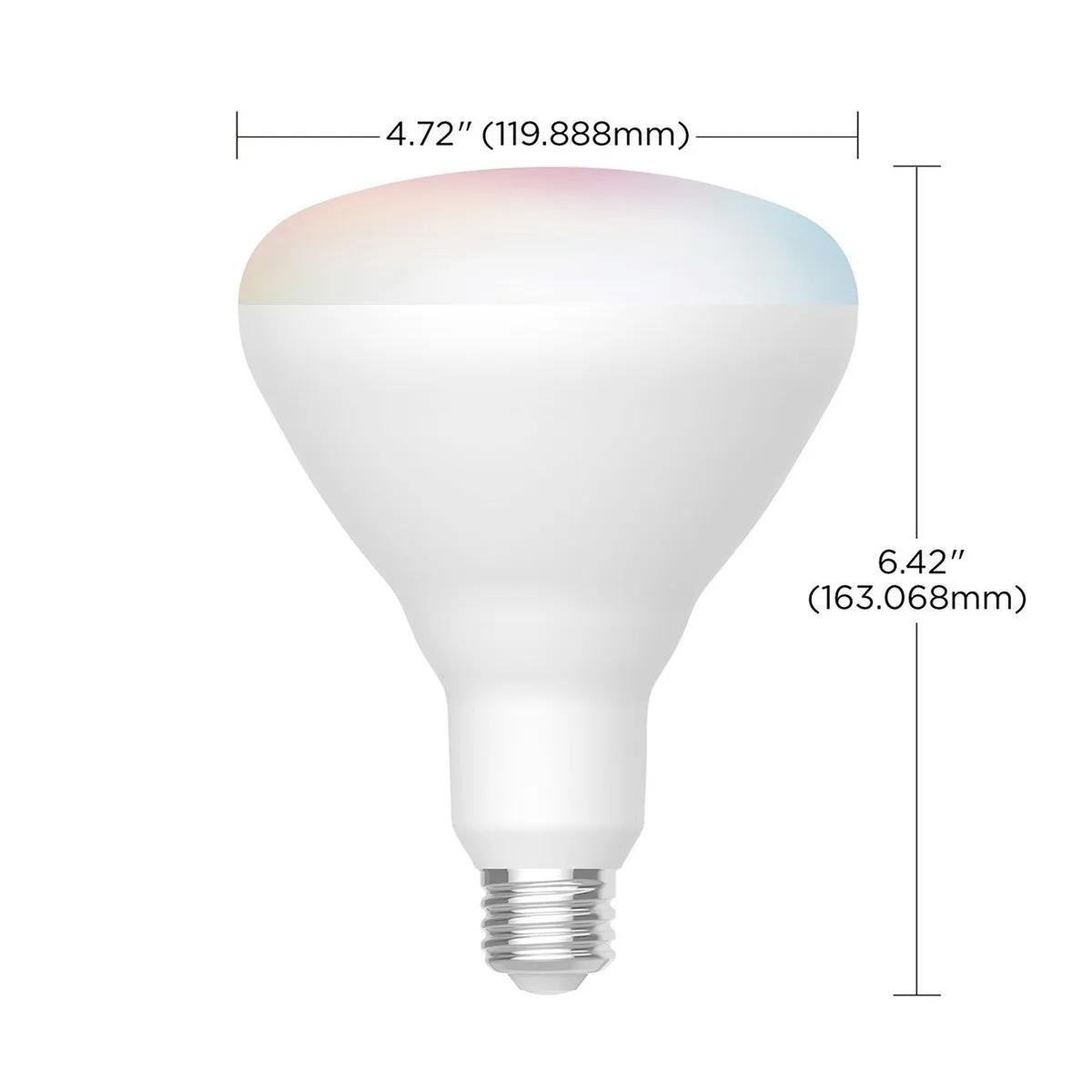Starfish BR40 Smart LED Bulb, 12 Watts, 960 Lumens, RGBW & Tunable White, E26 Base, T20