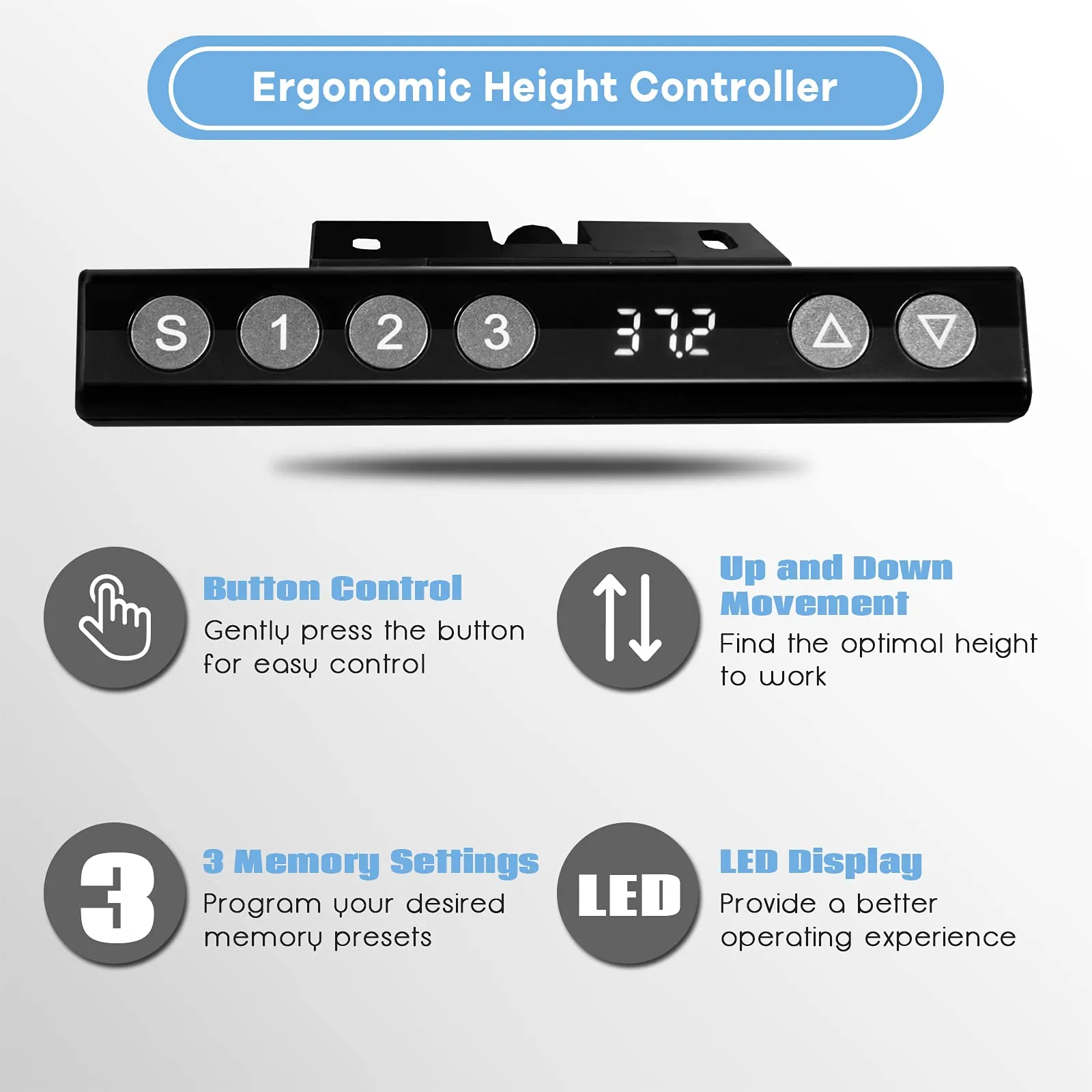 Tangkula Dual Motor Electric Standing Desk Frame, Height & Width Adjustable Motorized Sit Stand Desk Base