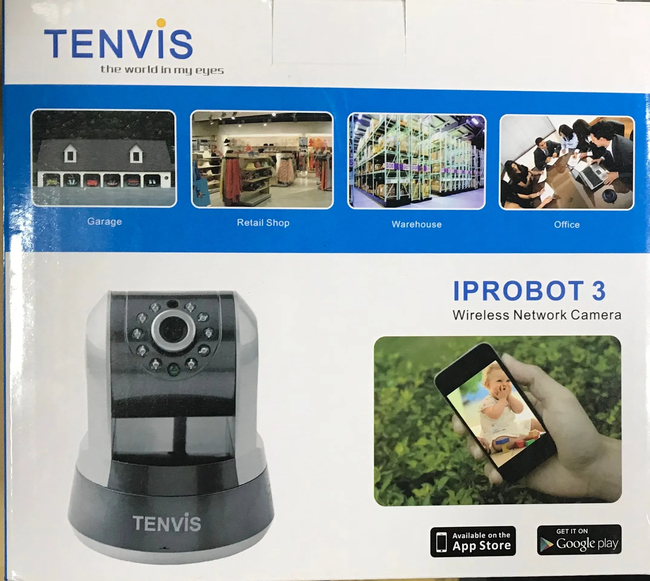 Tenvis IPROBOT 3 Wireless Network Camera