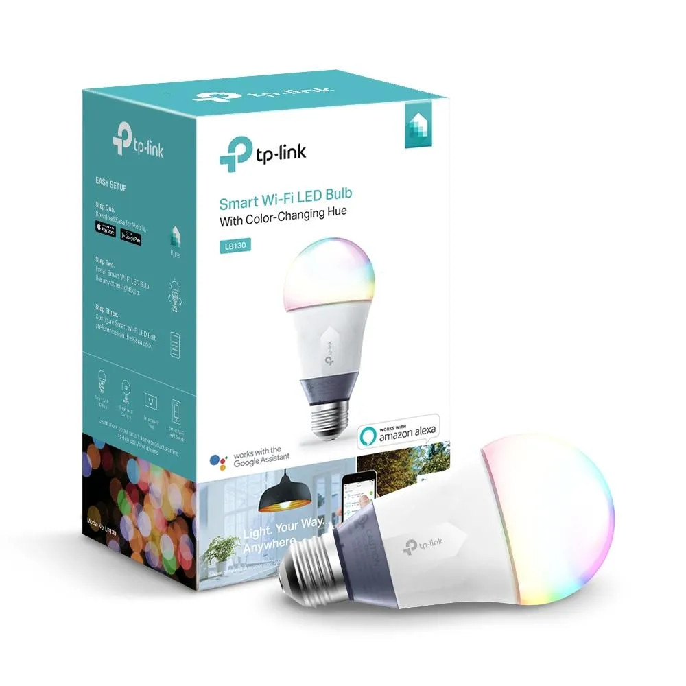 TP-Link LB130 Wi-Fi SMART LED with Colour Changing Hue