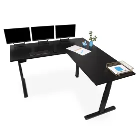 Tranzendesk Power Electric L-Shaped Standing Desk