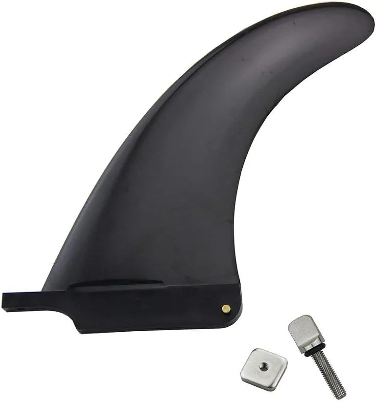 UP100 6.5/7.5/8/9/9.5/10 inch Longboard & SUP Single Fin - Center Fin for Surfboards & Paddle Boards with Smart Screw