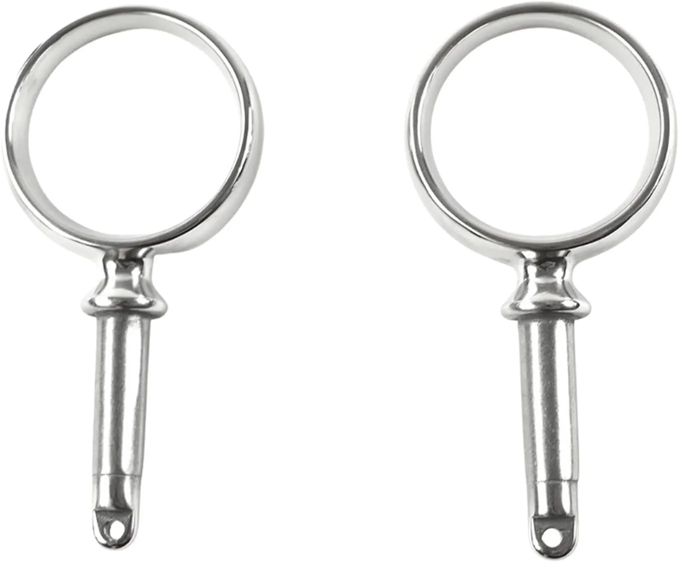 Vinland Marine 316 Stainless Steel Boat Oarlocks for 1/2" Shank, Oar Locks, Oar Lock pin, Rowing Boat Oarlock