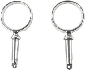 Vinland Marine 316 Stainless Steel Boat Oarlocks for 1/2" Shank, Oar Locks, Oar Lock pin, Rowing Boat Oarlock