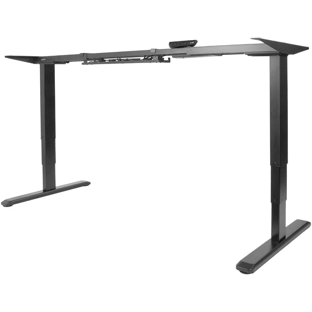 VIVO DESK-V103E 40"-68" Black Electric Height-Adjustable Dual Motor Desk Frame