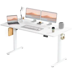 Walker Edison | White Electric Height Adjustable Standing Desk