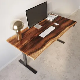 Walnut Live Edge Standing Desk