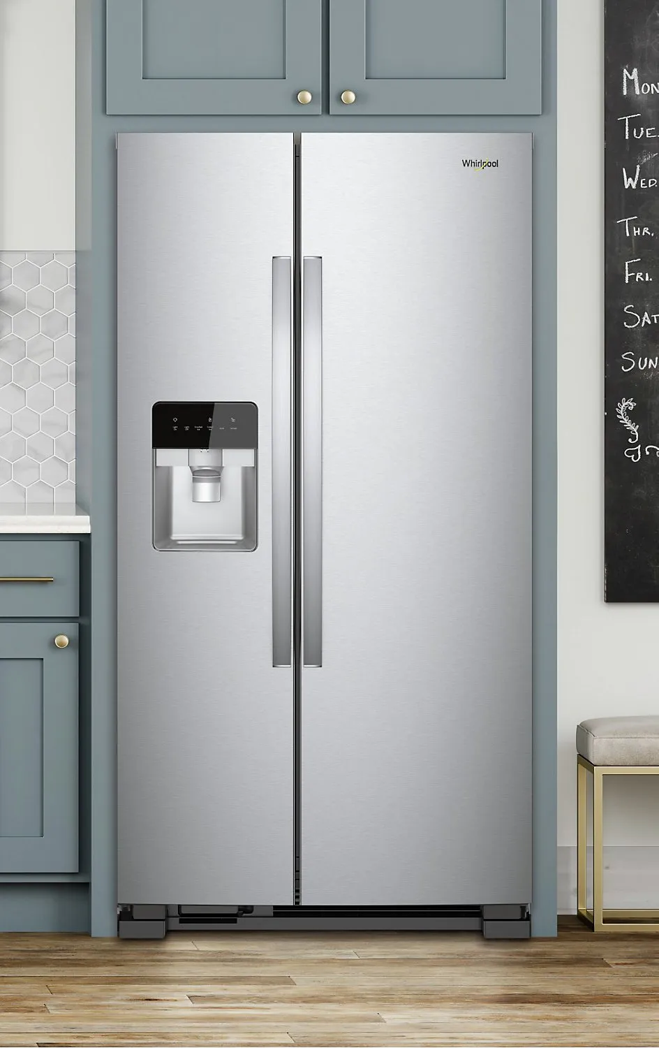 Whirlpool 25 Cu. Ft. Side-by-Side Refrigerator - WRS335SDHM