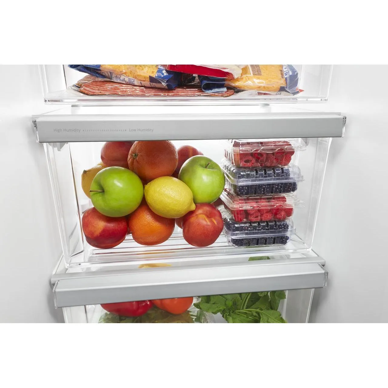 Whirlpool 36-inch, 24.5 cu. ft. Side-by-Side Freestanding Refrigerator with Exterior Ice and Water Dispenser with EveryDrop™ Water Filtration WRS555SIHV