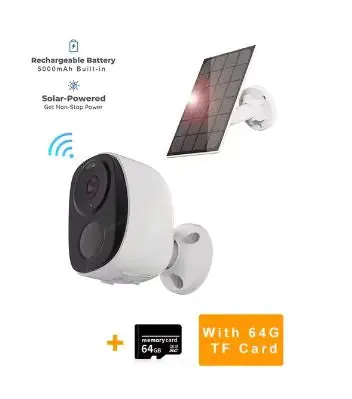 Wireless Outdoor Security Camera (2K MP3)