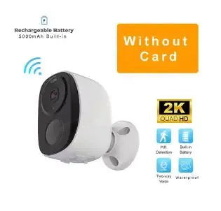 Wireless Outdoor Security Camera (2K MP3)