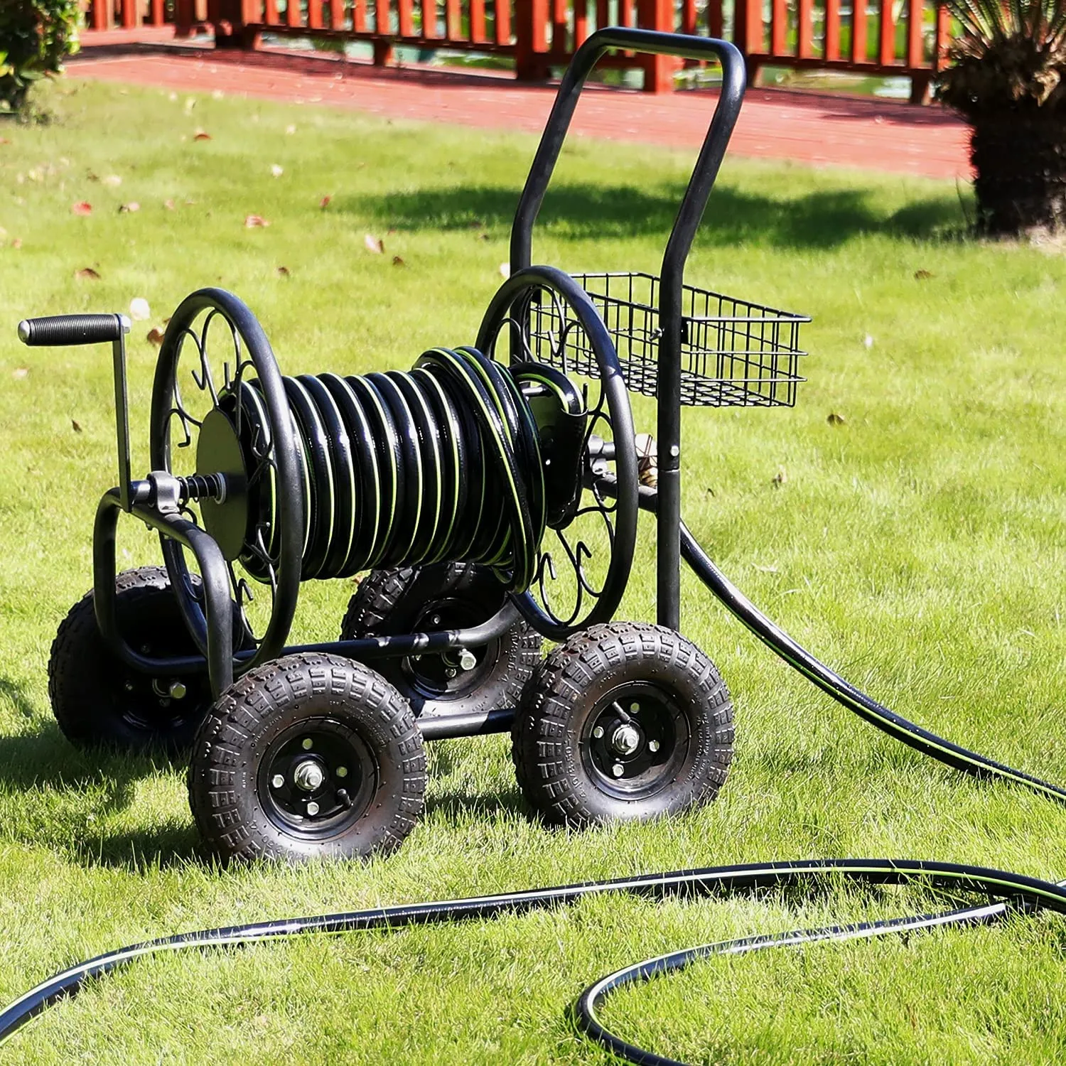 Worth® Heavy Duty Garden Water Hose 5/8" X 25 ft Durable PVC leader no kink hose female to female