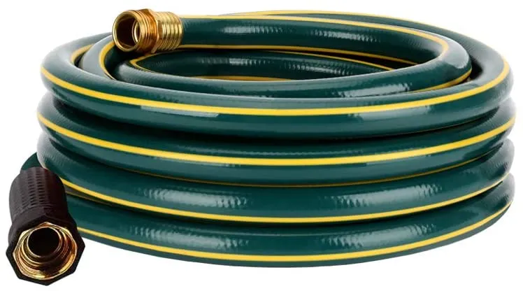 Worth® Heavy Duty Garden Water Hose 5/8" X 25 ft Durable PVC leader no kink hose female to female
