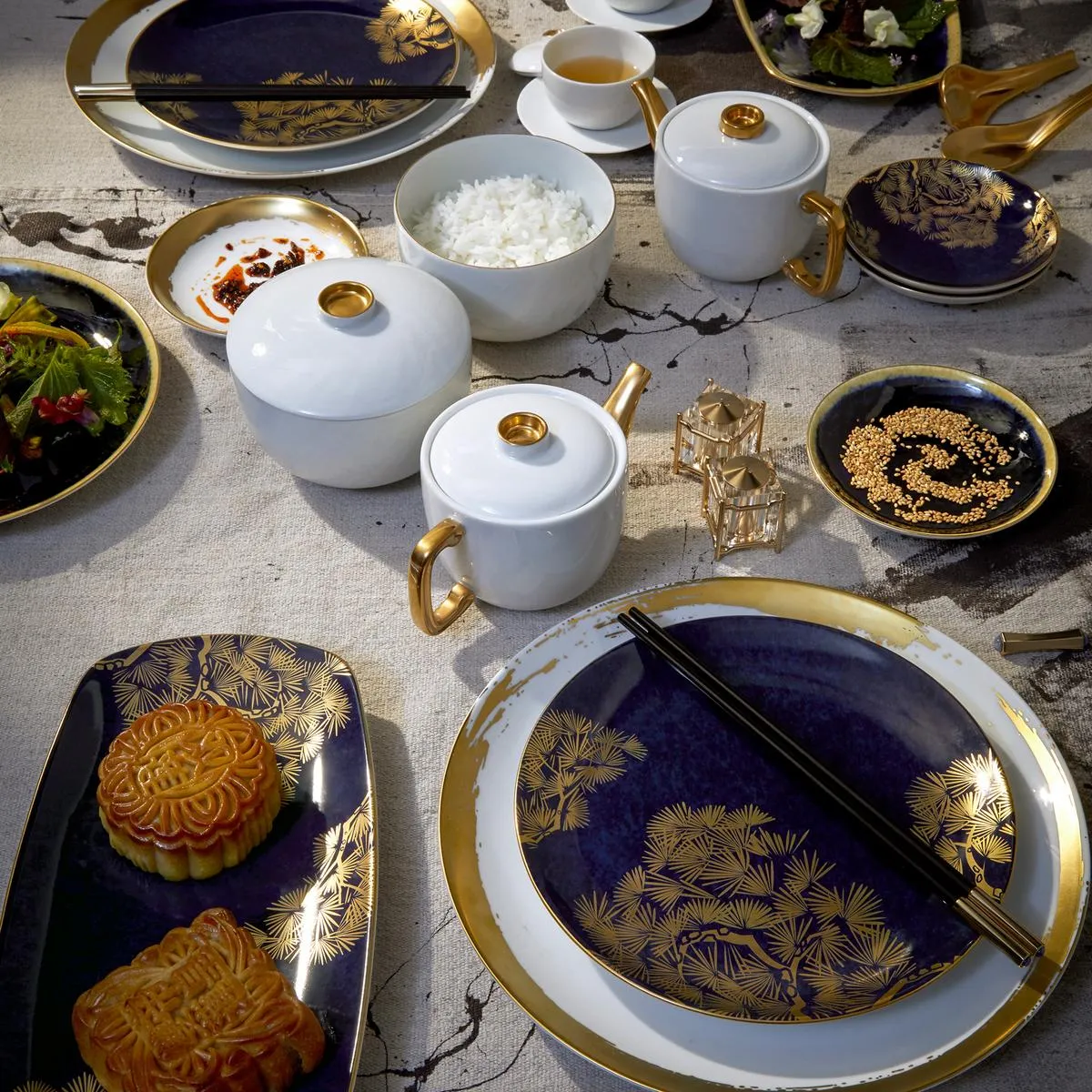 Zen - Dessert Plate Gold